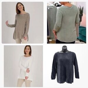 Barefoot dreams, cozy, chic ultra light  A-line pull over XK